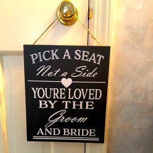 Wedding sign
